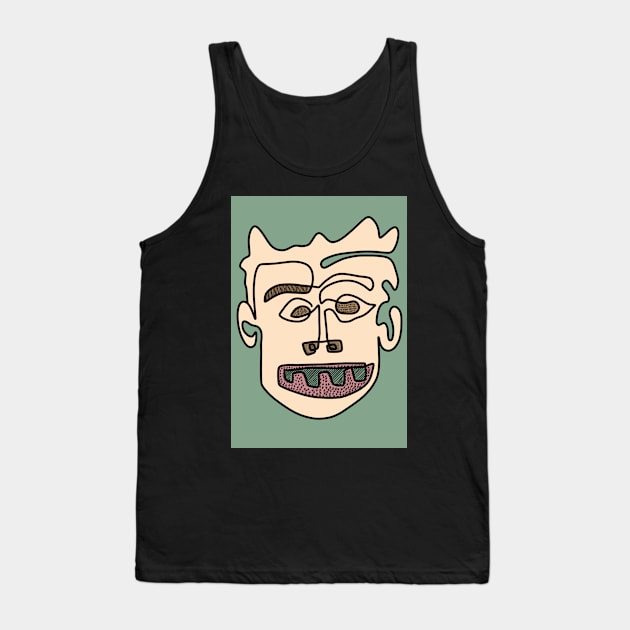 Awkward man Tank Top by MBdigitalstudio